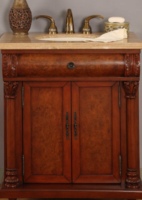 Silkroad Exclusive Emily 32" Single Bathroom Vanity Set & Reviews Wayfair